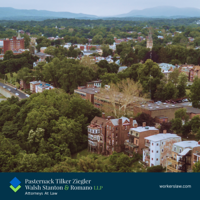 Newburgh, NY on a hazy day