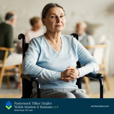 Woman with a long-term disability sitting a wheelchair